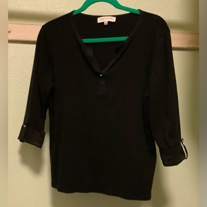 V-Neck Black top XL